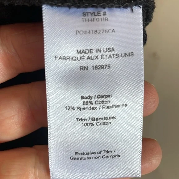 The Range | Primary Rib Puff Shoulder Top - Picture 6 of 6